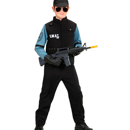 Widmann SRL Swat kostuum Finn kinderen