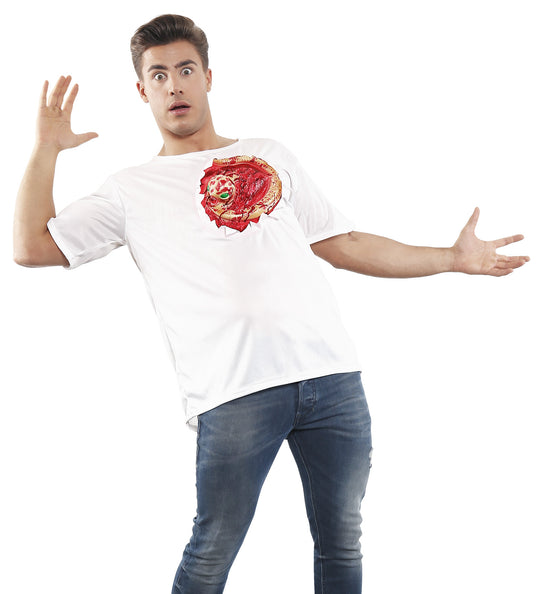 Widmann SRL T-shirt met open wond Alien