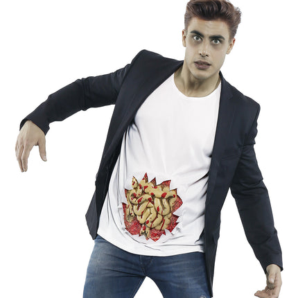 Widmann SRL T-shirt met print blootliggende ingewanden