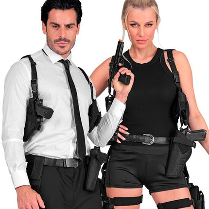 Widmann SRL Tactisch holster zwart kostuum Stijn