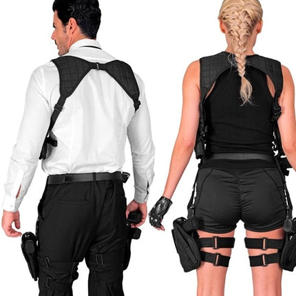 Widmann SRL Tactisch linker been holster zwart Joep