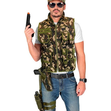 Widmann SRL Tactisch rechter been holster camouflage Joep