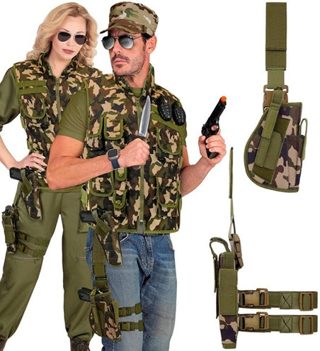 Widmann SRL Tactisch rechter been holster camouflage Joep