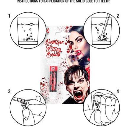 Widmann SRL Tanden lijm voor nep tanden Thermoplastische korrels