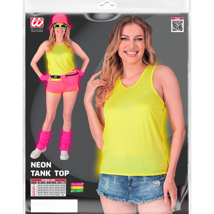 Widmann SRL Tanktop neon geel