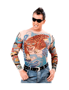 Widmann SRL Tattoo shirt tijger en draak