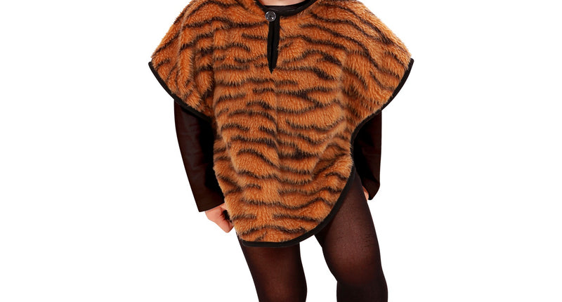 Widmann SRL Tijger poncho kinderen