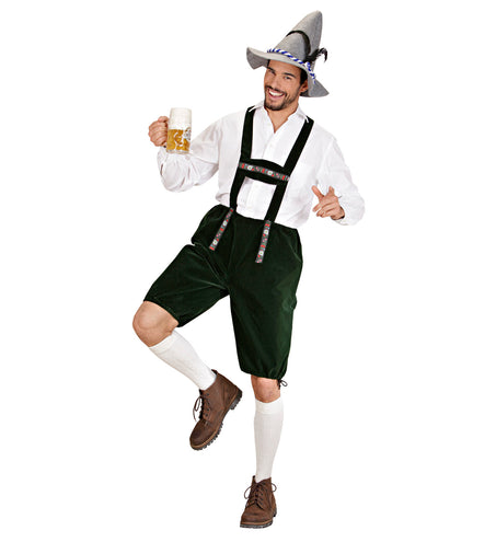 Widmann SRL Tiroler broek lederhose groen