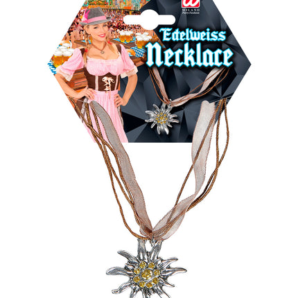 Widmann SRL Tiroler halsketting  edelweiss
