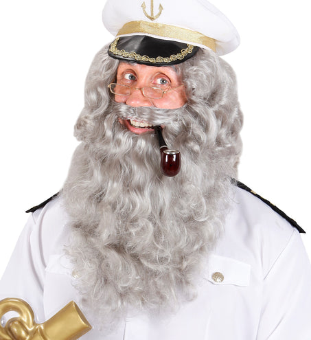 Widmann SRL Tovenaar baard of kapiteins baard grijs