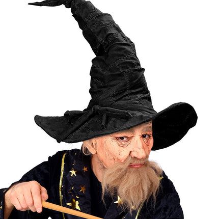 Widmann SRL Tovenaars hoed zwart in suedelook