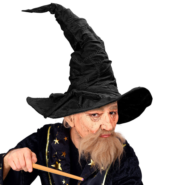 Widmann SRL Tovenaars hoed zwart in suedelook