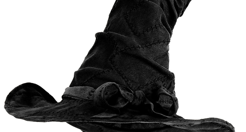 Widmann SRL Tovenaars hoed zwart in suedelook