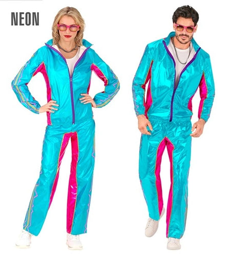 Widmann SRL Trainingspak elektronische dansmuziek blauw metallic