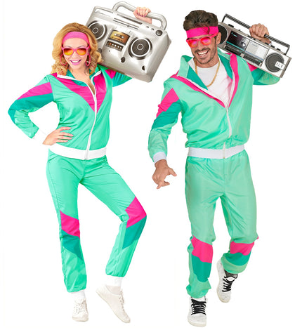 Widmann SRL Trainingspak jaren 80 groen