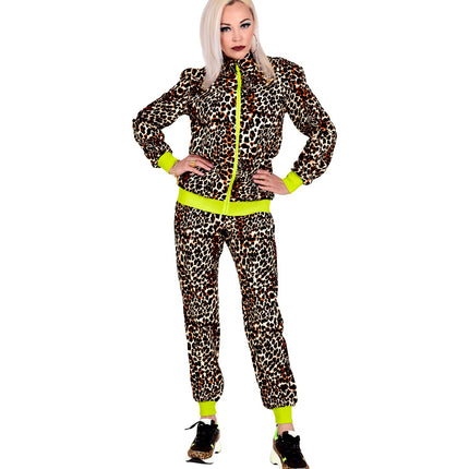 Widmann SRL Trainingspak luipaard neon