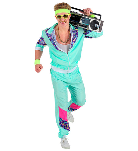 Widmann SRL Trainingspak  met print mint groen