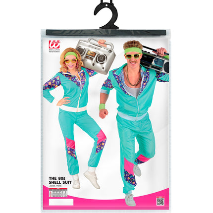 Widmann SRL Trainingspak  met print mint groen