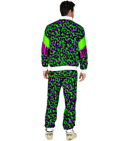 Widmann SRL Trainingspak neon panter print retro