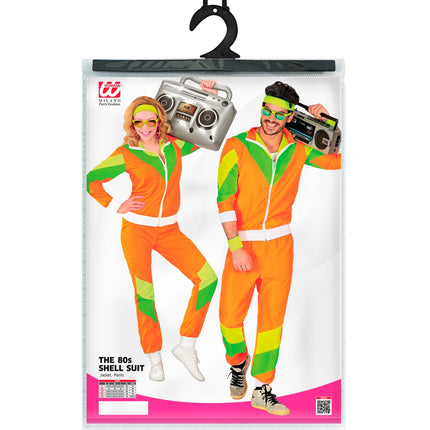 Widmann SRL Trainingspak oranje jaren 80