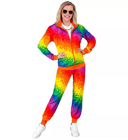 Widmann SRL Trainingspak regenboog pixels