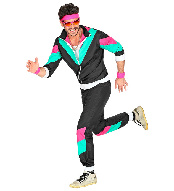 Widmann SRL Trainingspak zwart jaren 80