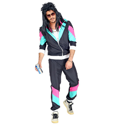 Widmann SRL Trainingspak zwart jaren 80