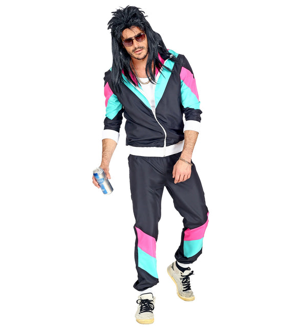 Widmann SRL Trainingspak zwart jaren 80