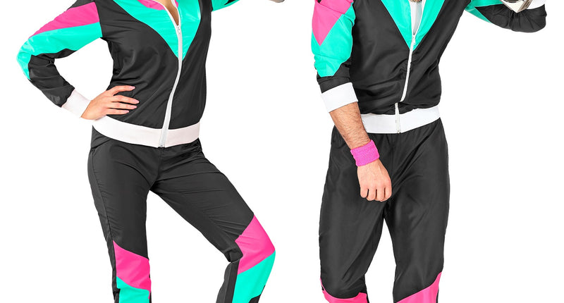 Widmann SRL Trainingspak zwart jaren 80