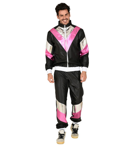 Widmann SRL Trainingspak zwart neon roze zilver