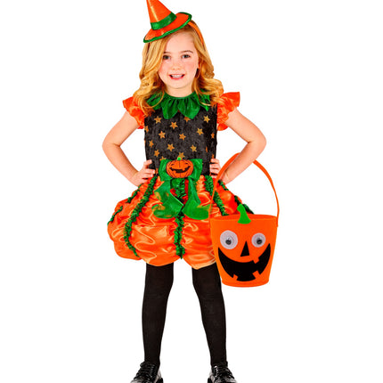 Widmann SRL Trick or Treat tasje Pompoen Nina