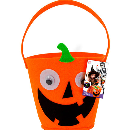 Widmann SRL Trick or Treat tasje Pompoen Nina