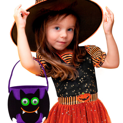 Widmann SRL Trick or Treat tasje Vleermuis