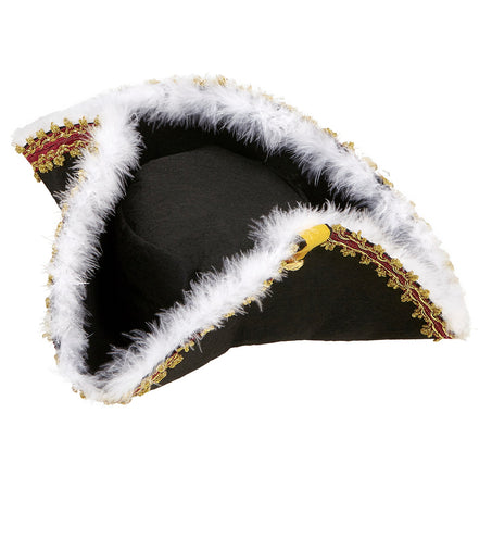 Widmann SRL Tricorn steeks met marabou rand