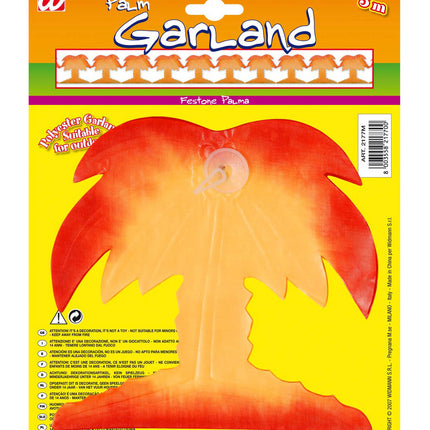 Widmann SRL Tropische polyester slinger palmboom 3 meter