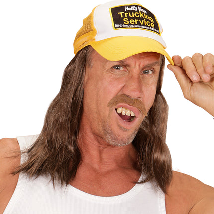 Widmann SRL Truckerpet met lang haar