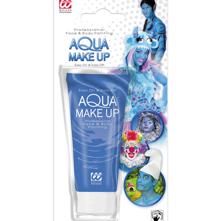 Widmann SRL Tube met blauwe aqua schmink