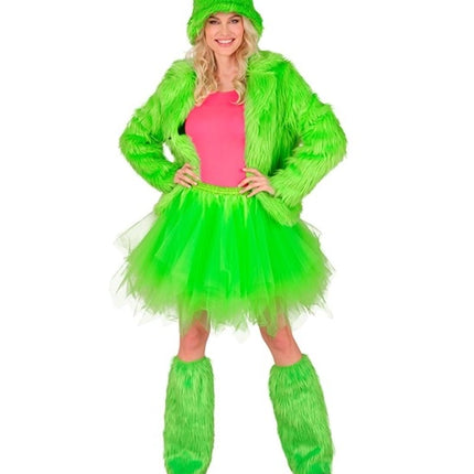 Widmann SRL Tutu neon groen Emma