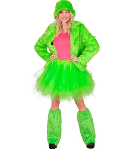 Widmann SRL Tutu neon groen Emma