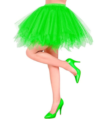 Widmann SRL Tutu neon groen Emma