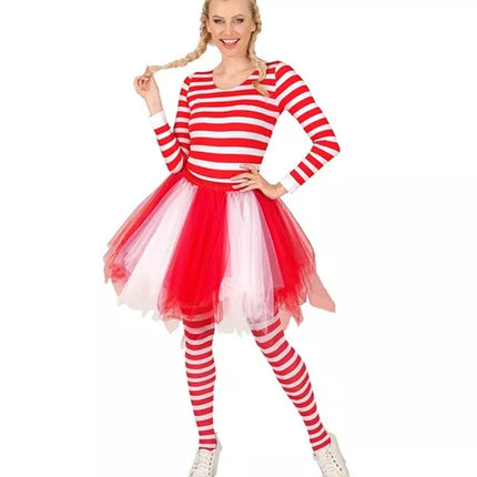 Widmann SRL Tutu rood/wit Yara