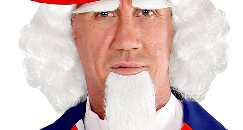 Widmann SRL Uncle Sam pruik USA Amerika luxe