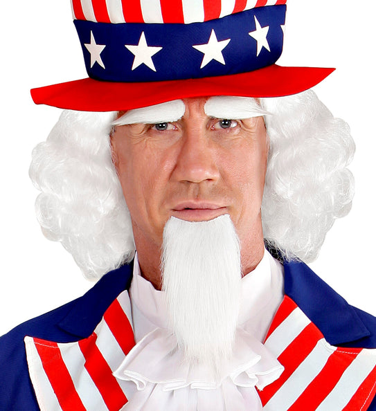 Widmann SRL Uncle Sam pruik USA Amerika luxe