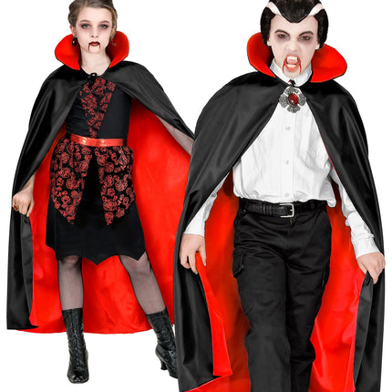 Widmann SRL Vampier cape met rode binnenzijde