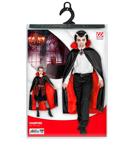 Widmann SRL Vampier cape met rode binnenzijde