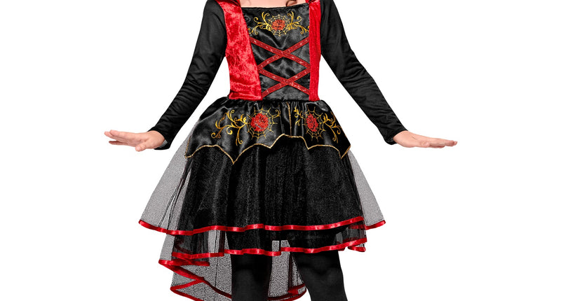 Widmann SRL Vampier jurkje zwart kinderen