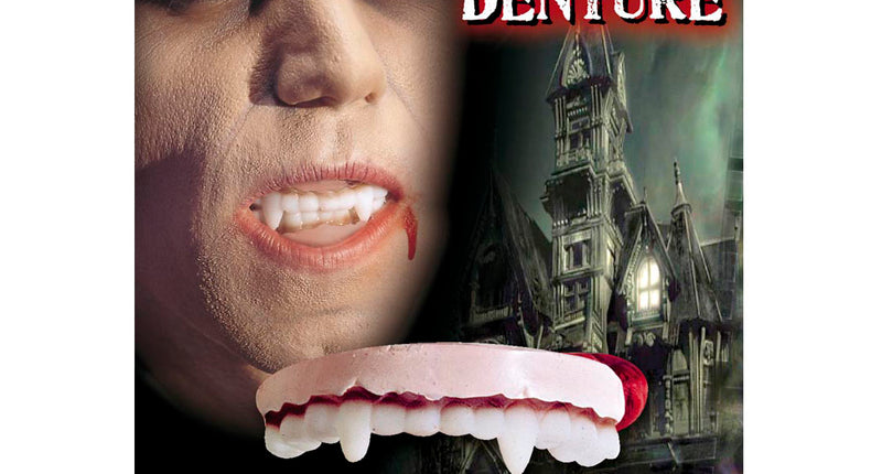 Widmann SRL Vampier tanden met bloed