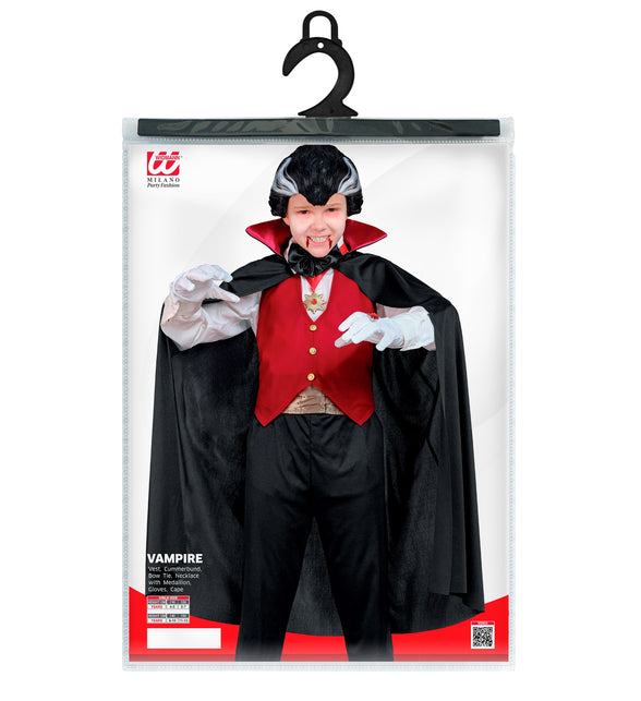 Widmann SRL Vampier voor jongens en meisjes zwart