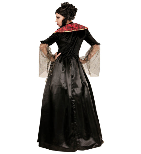 Widmann SRL Vampieren jurk zwart rood creepy