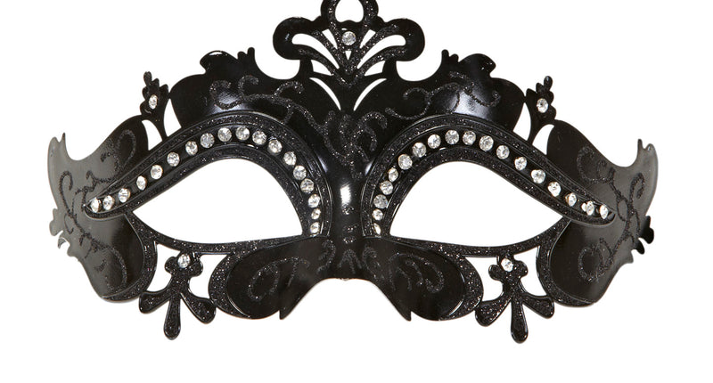 Widmann SRL Venetiaans oogmasker Vera zwart